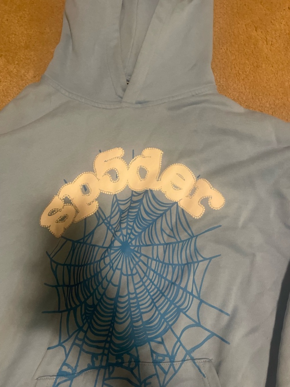 Blue spider hoodie